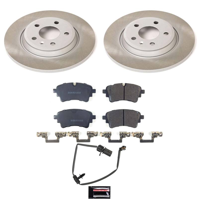 Power Stop 2020 Audi A4 Rear Semi-Coated Rotor Kit