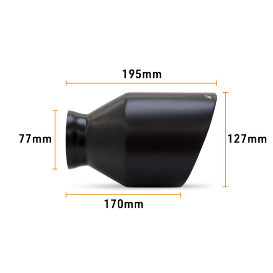 Mishimoto 15-23 Dodge Charger/Challenger Muffler Tip Pair - 5in - Black