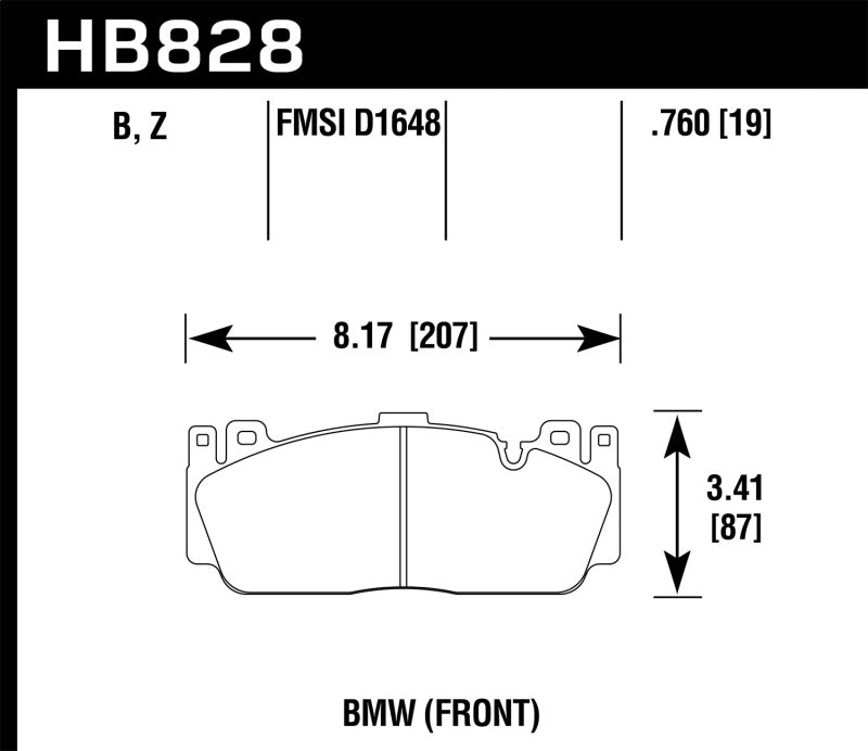 Hawk Performance ER-1 Motorsport Brake Pads