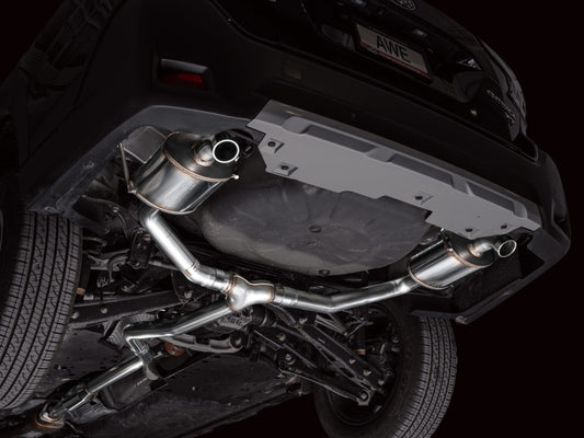 AWE 20-25 Subaru Outback (Wilderness & XT) 0FG Catback Exhaust w/Dual BashGuards