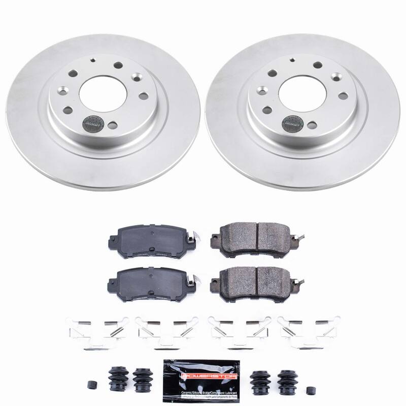 Power Stop 16-18 Mazda CX-3 Rear Z23 Coated Brake Kit