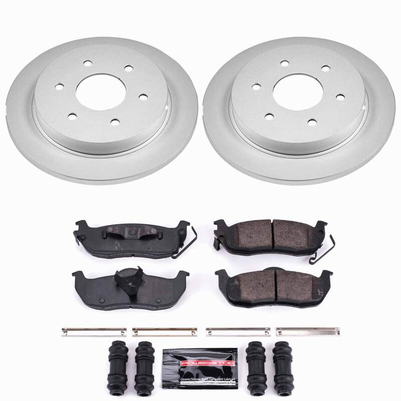 Power Stop 04-10 Infiniti QX56 Rear Z23 Coated Brake Kit