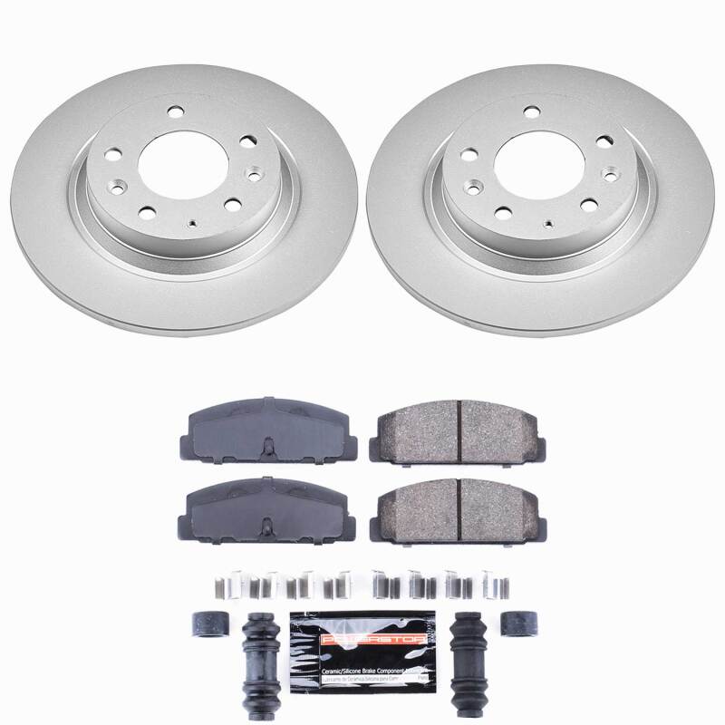 Power Stop 03-05 Mazda 6 Rear Z23 Coated Brake Kit