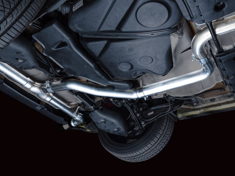 AWE 2022 VW GTI MK8 Track Edition Exhaust - Diamond Black Tips