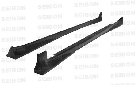 Seibon 08-10 Mitsubishi Evo X VR-style Carbon Fiber Side Skirts