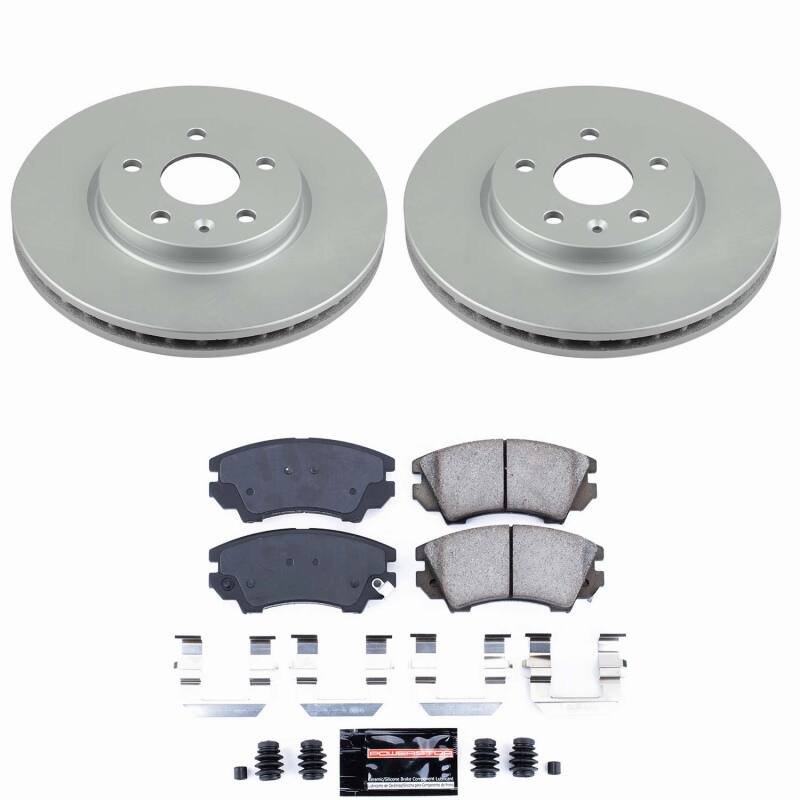 Power Stop 10-15 Chevrolet Camaro Front Z23 Coated Brake Kit