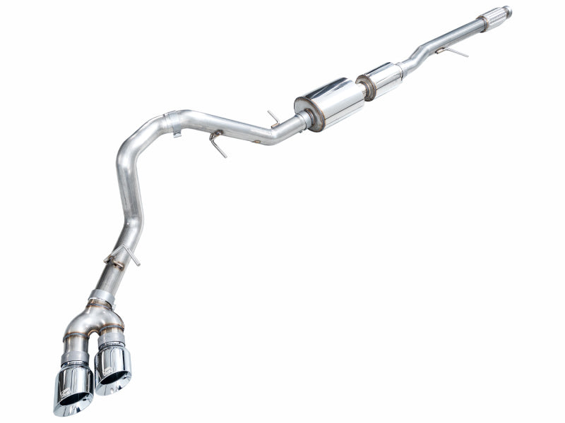 AWE Tuning 2021+ GMC Suburban/Yukon XL 5.3L 0FG Side Exit Catback Exhaust - Chrome Silver Tips