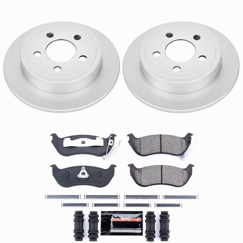 Power Stop 03-07 Jeep Liberty Rear Z23 Coated Brake Kit