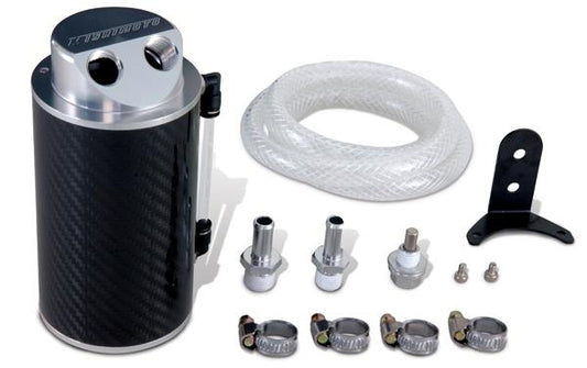 Mishimoto 2016+ Ford Focus RS Baffled Oil Catch Can Kit - Black