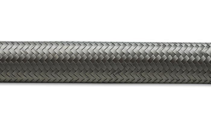Vibrant -6 AN SS Braided Flex Hose (5 foot roll)