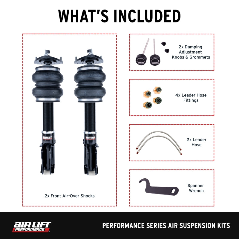 Air Lift Performance 16-24 Chevy Camaro Air Suspension Front Kit