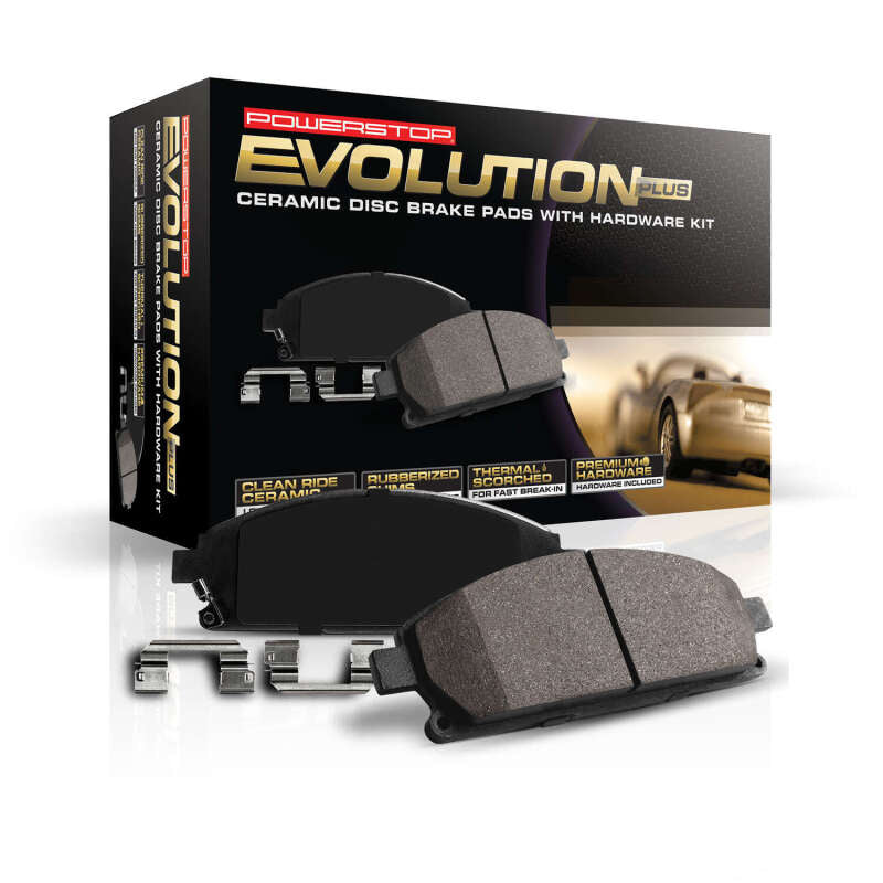 Power Stop 13-15 Hyundai Veloster Front Z17 Evo Ceramic Pad w/Hardware