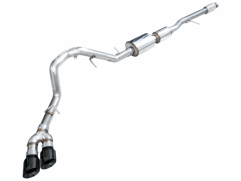 AWE Tuning 2021+ GMC Suburban/Yukon XL 5.3L 0FG Side Exit Catback Exhaust - Diamond Black Tips