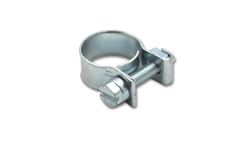 Vibrant Fuel Injector Style Mini Hose Clamps 15-17mm clamping range Pk of 10 Zinc Plated Mild Steel