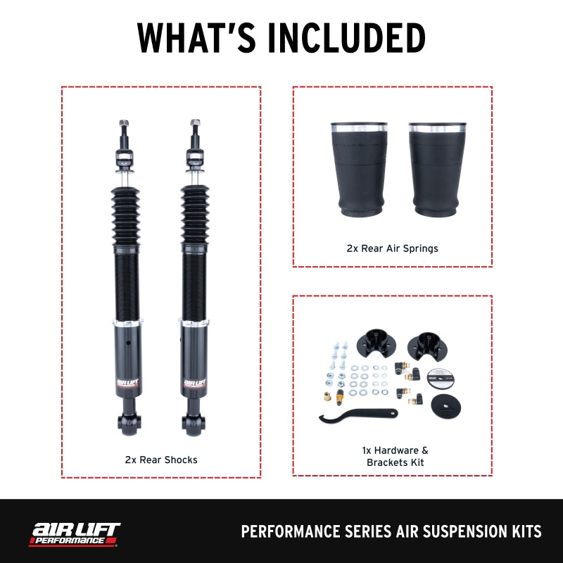 Air Lift Performance 98-06 Audi TT FWD Air Suspension Rear Kit