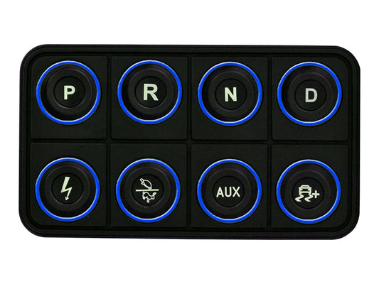 AEM EV 8 Button Keypad CAN Based Programmable Backlighting