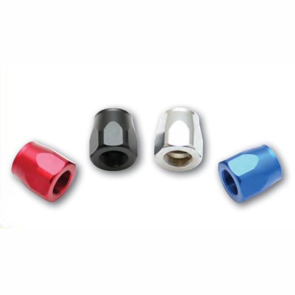 Vibrant -4AN Hose End Socket - Black