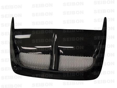 Seibon 04-05 Subaru WRX/STi STi Carbon Fiber Hood Scoop - Only Fits OEM Hoods (Not Seibon Hoods)