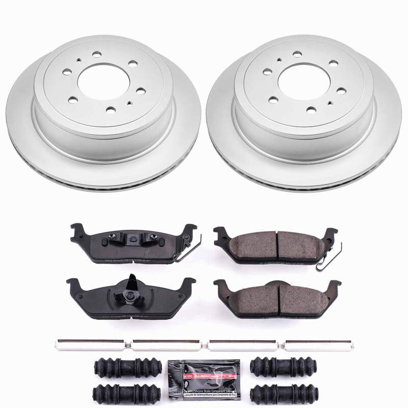 Power Stop 04-11 Ford F-150 Rear Z23 Coated Brake Kit