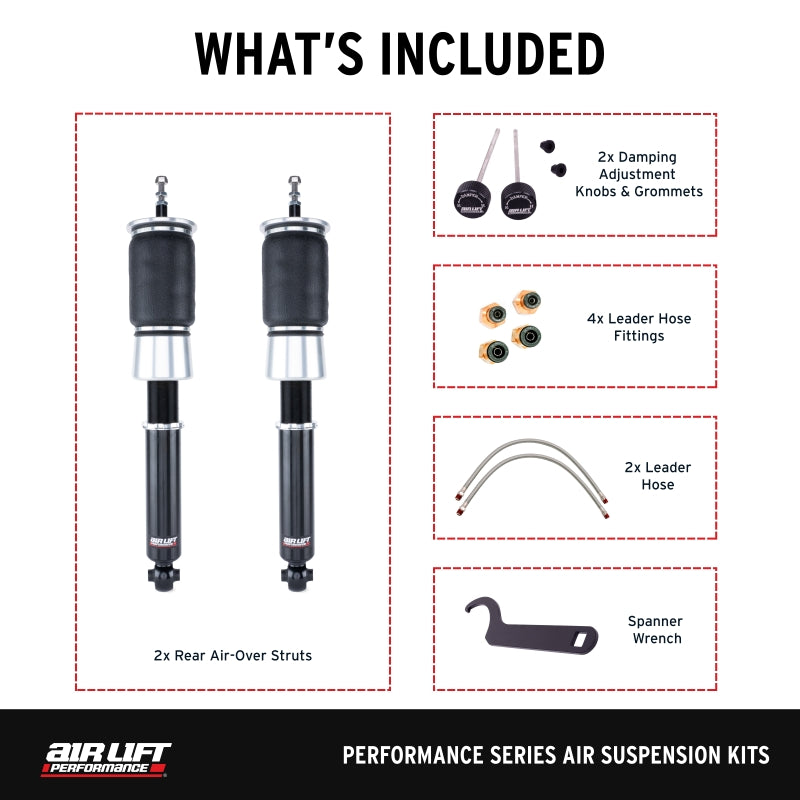 Air Lift Performance Audi/VW B3/B4/MK2/MK3 Rear Air Suspension Kit