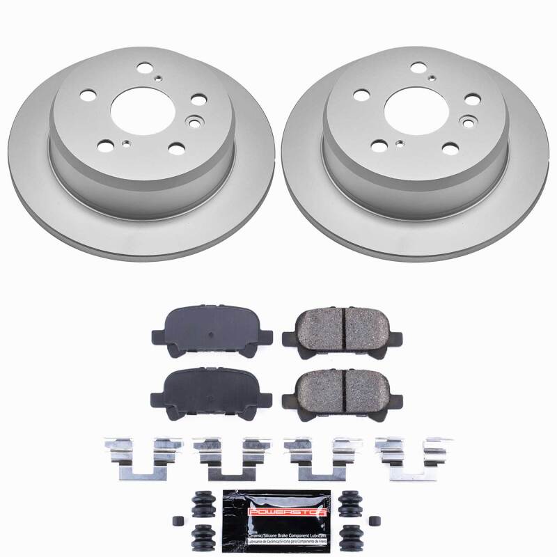 Power Stop 05-07 Toyota Avalon Rear Z23 Coated Brake Kit