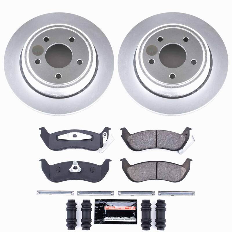 Power Stop 10-11 Ford Ranger Rear Z23 Coated Brake Kit