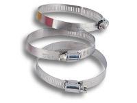 Vibrant S.S. Worm Gear Clamps Pack of 10 - Clamping Range: 0.75in - 1.50in (19mm - 38mm)