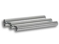 Vibrant 1.75in O.D. Universal Aluminum Tubing (18in long Straight Pipe) - Polished
