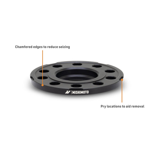 Mishimoto Wheel Spacers - 5x120 - 72.6 - 10 - M14 - Black