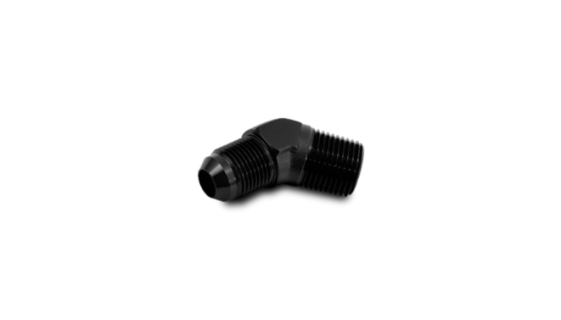 Vibrant -10AN to 1/2in NPT 45 degree elbow adapter fitting