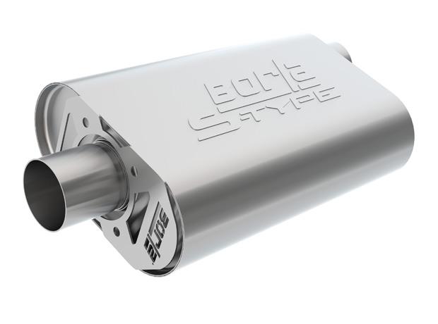 Borla CrateMuffler LS3 ATAK 2.5in Offset/Offset 14inx4.35inx9in Muffler