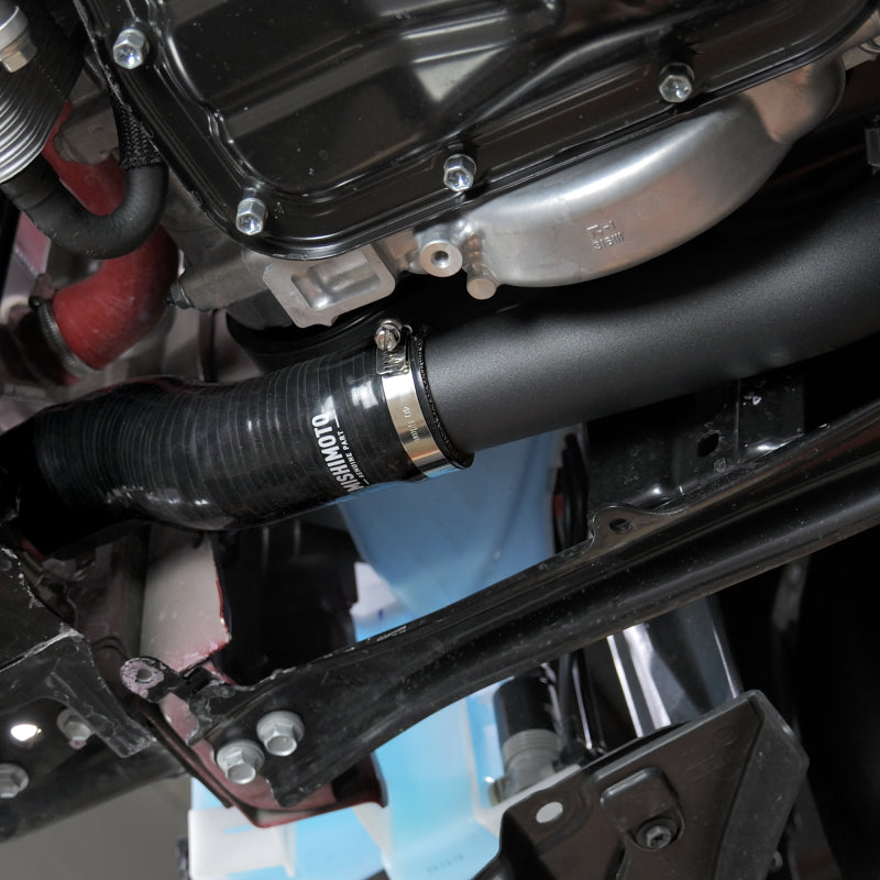 Mishimoto 2023+ Toyota GR Corolla Intercooler & Pipe Kit - Silver Cooler - Black Pipes