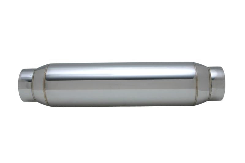 Vibrant SS Resonator (Standard Design) 2.5in inlet/outlet x 18in long w/ 5in OD resonator body