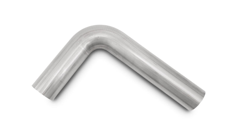 Vibrant 2.5in O.D. T304 SS 90 deg Mandrel Bend 4in x 12in leg lengths (3.5in Centerline Radius)