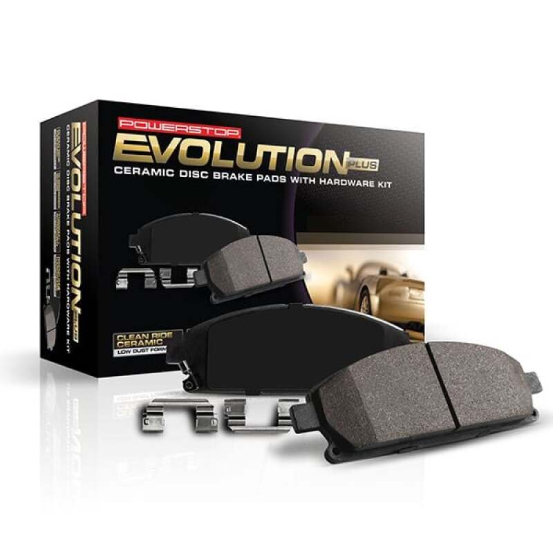Power Stop 22-26 Audi A3 Quattro Rear Z17 Evo Ceramic Pad w/Hardware