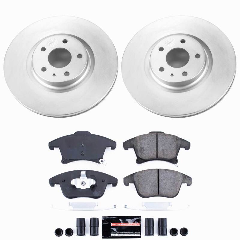 Power Stop 13-20 Ford Fusion Front Z23 Coated Brake Kit