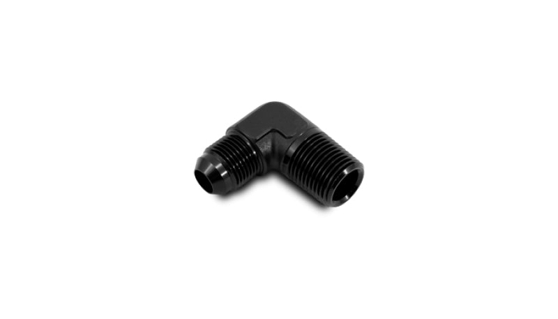 Vibrant -8AN to 1/4in NPT 90 Degree Elbow Adapter Fitting