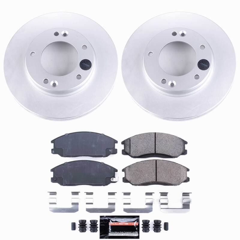 Power Stop 07-09 Kia Sorento Front Z23 Coated Brake Kit
