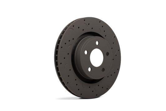 Hawk Talon 1997 Acura Integra Type R Drilled and Slotted Front Brake Rotor Set