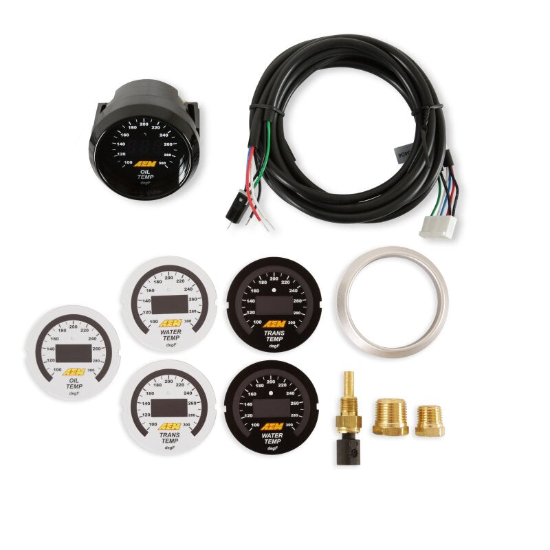 AEM 52mm Temperature (Transmission / Oil / Water) Digital Gauge