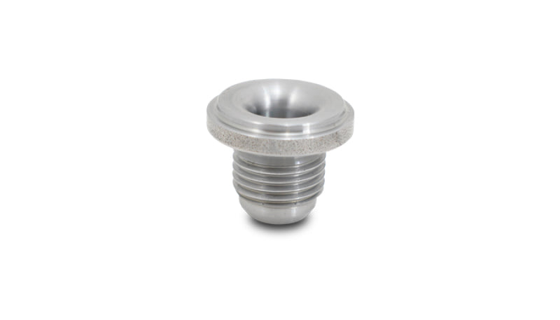 Vibrant -8 AN Male Weld Bung (1in Flange OD) - Mild Steel