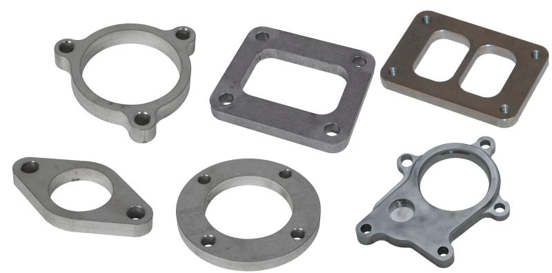 Vibrant 4 Bolt Flange 3in Round to 3in V-Band Transition