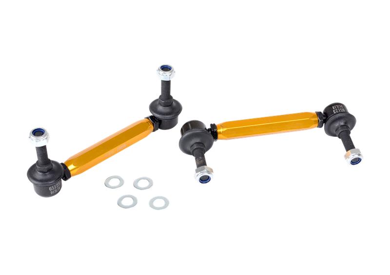 Whiteline Universal Sway Bar Link Assembly Heavy Duty Adjustable Steel Ball 115mm Size