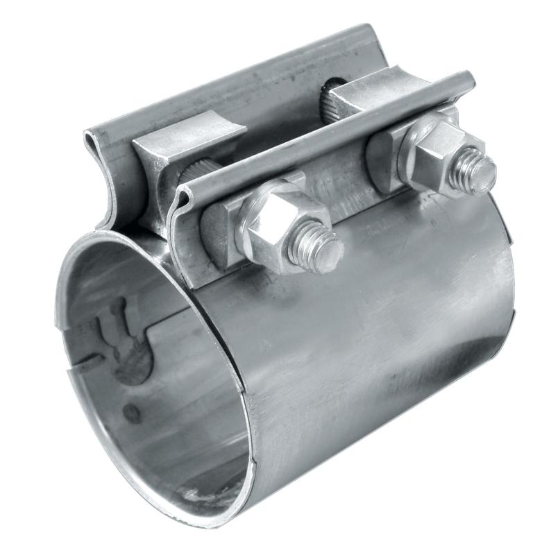 Vibrant SS Accuseal Exhaust Seal Clamp for 2.5in OD Tubing (1in wide band)