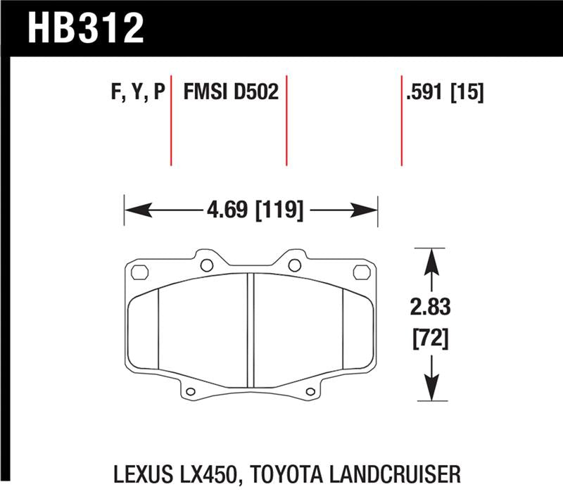 Hawk HPS Street Brake Pads