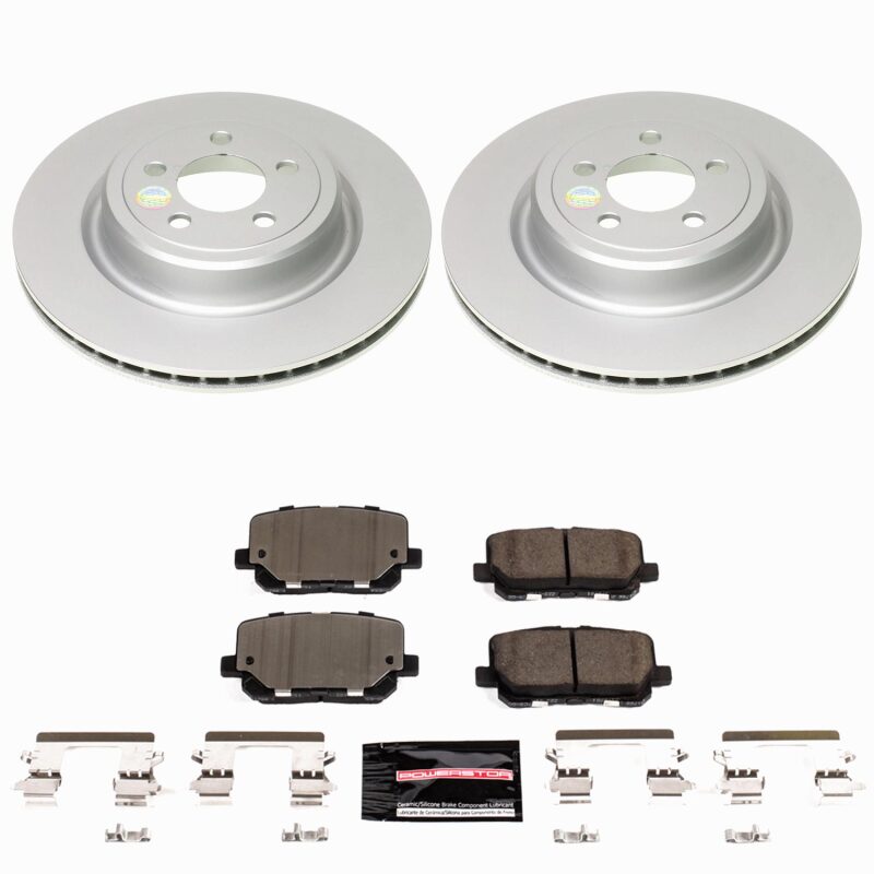 Power Stop 14-23 Dodge Charger Rear Z23 Coated Brake Kit