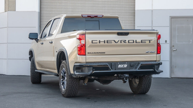 Borla 22-23 Chevrolet Silverado 1500 ZR2 & AT4X 6.2L CC SB 147.5in WB Touring Cat-Back