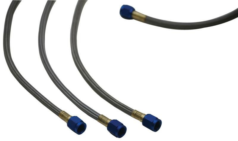 Vibrant Univ Oil Feed Kit 3ft Teflon lined S.S. hose with two -3AN female fittings preassembled