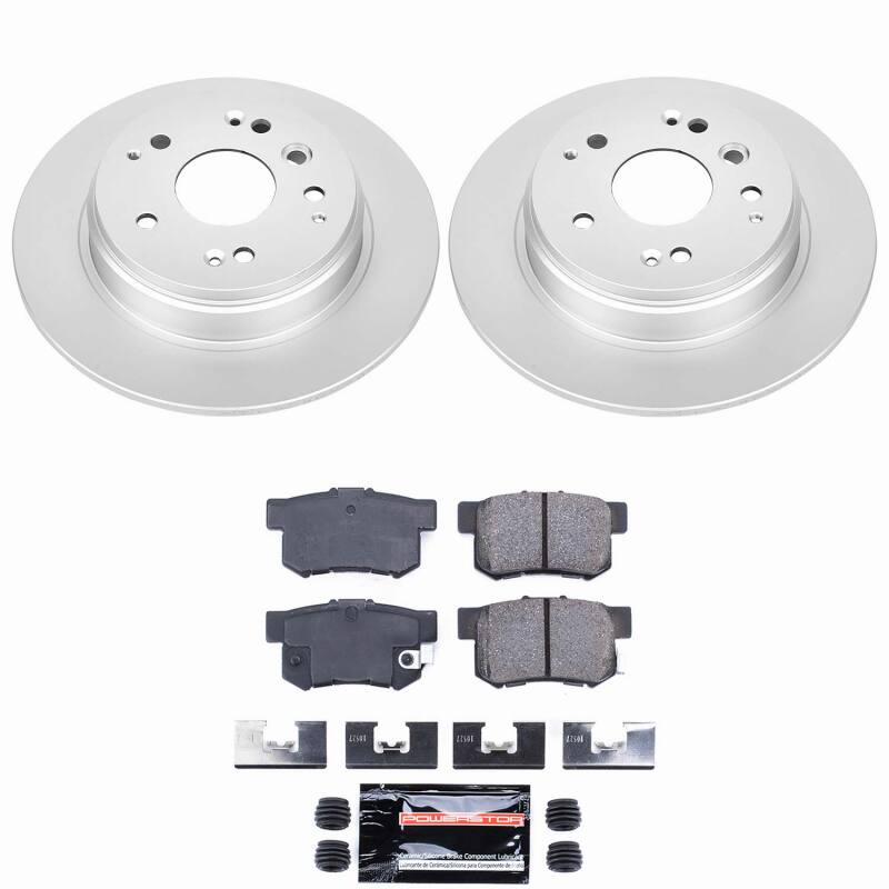 Power Stop 04-08 Acura TL Rear Z23 Coated Brake Kit