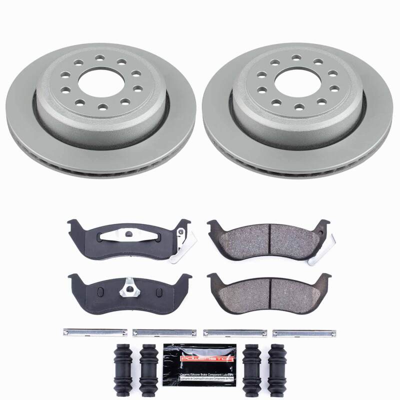 Power Stop 03-11 Lincoln Town Car Rear Z23 Coated Brake Kit
